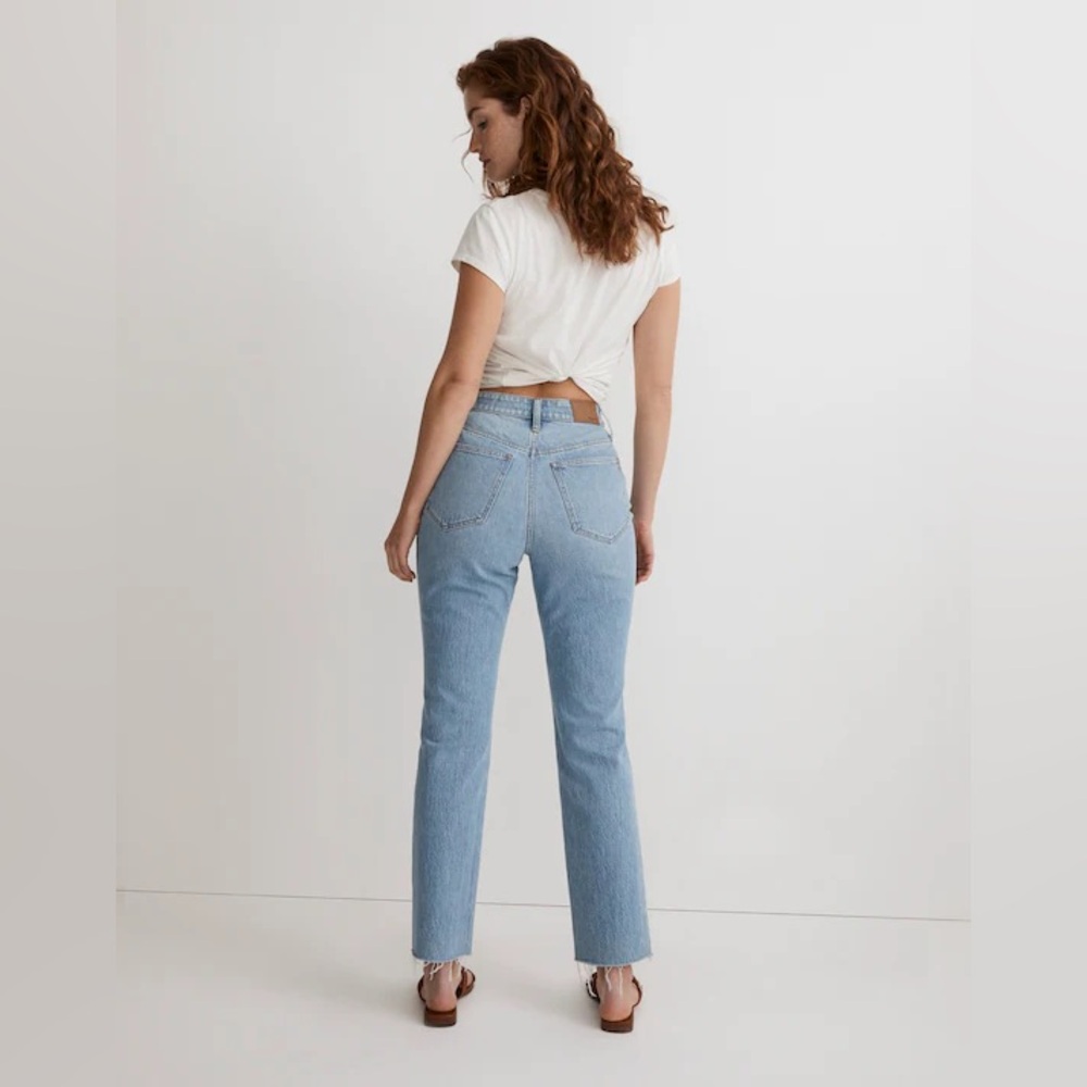 NWT Madewell The Petite Curvy '90s Straight Jean Sz 24P - Picture 4 of 8